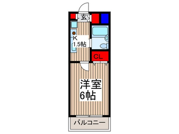 第３ホソブチハイツの物件間取画像